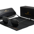 Classic round retro sunglasses for men in black frame with round lenses