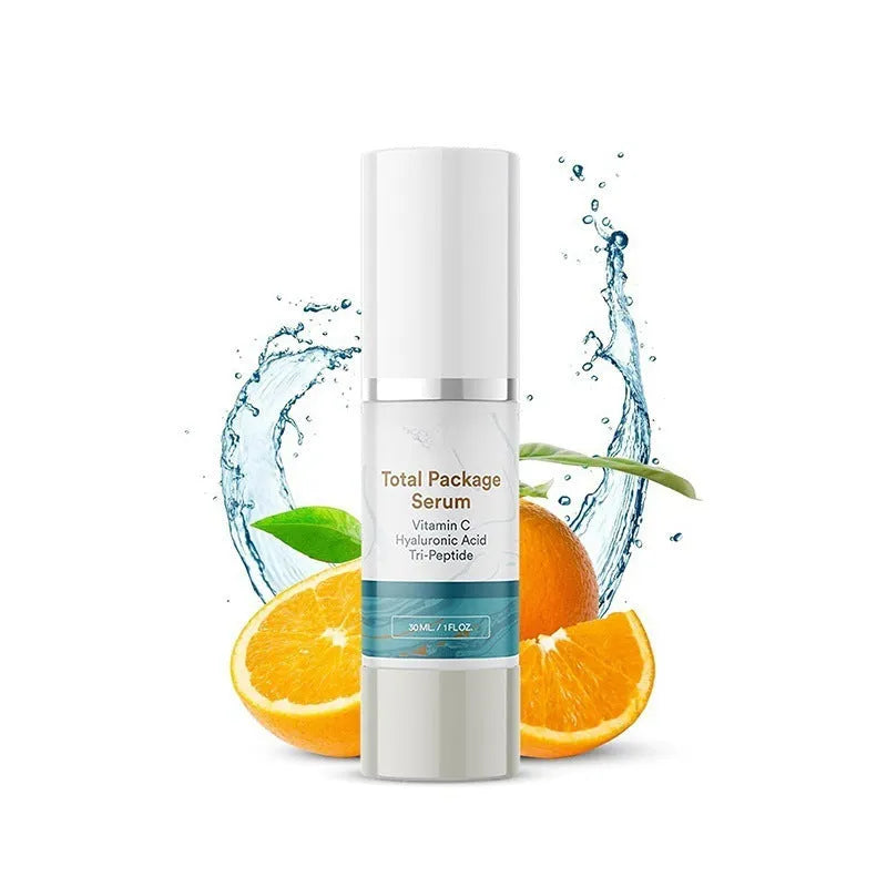 30ml bottle of transparent facial essence serum for moisturising and brightening skincare