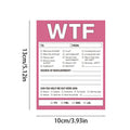 Colour printed musical notes design decorative table card measuring 13 cm by 10 cm, model HB-03.