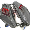 Pair of YAMAHA NMAX motorcycle side lamps with LED light in choice of blue or red.