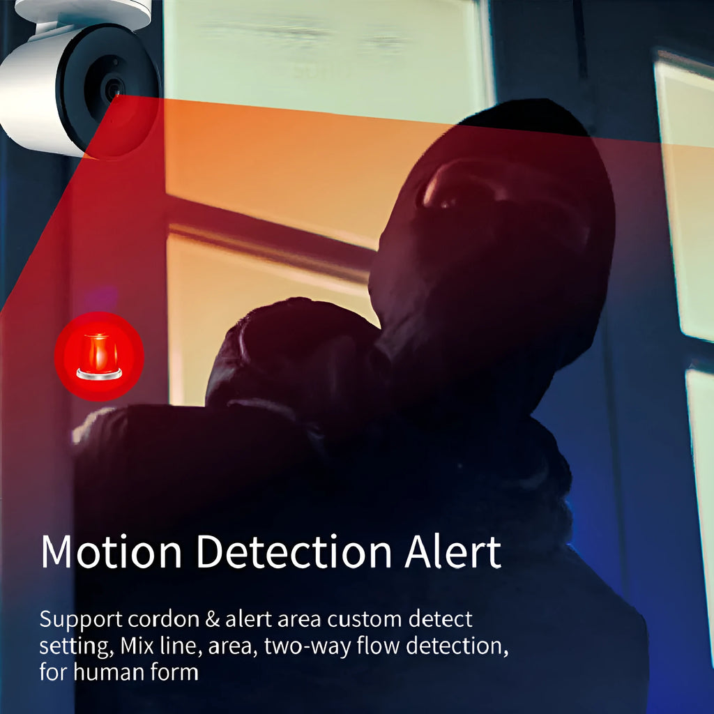 Smart Wi-Fi indoor security camera with 1080P resolution and PTZ motion tracking