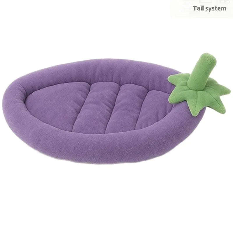 Removable washable dog mat in brown grey orange purple colours with five size options
