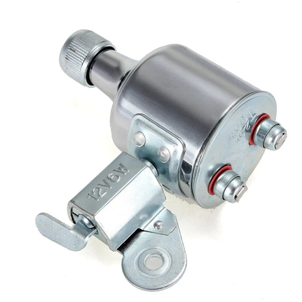 Silver bicycle dynamo generator light kit showing generator unit, wiring, and connectors for front or rear mounting.