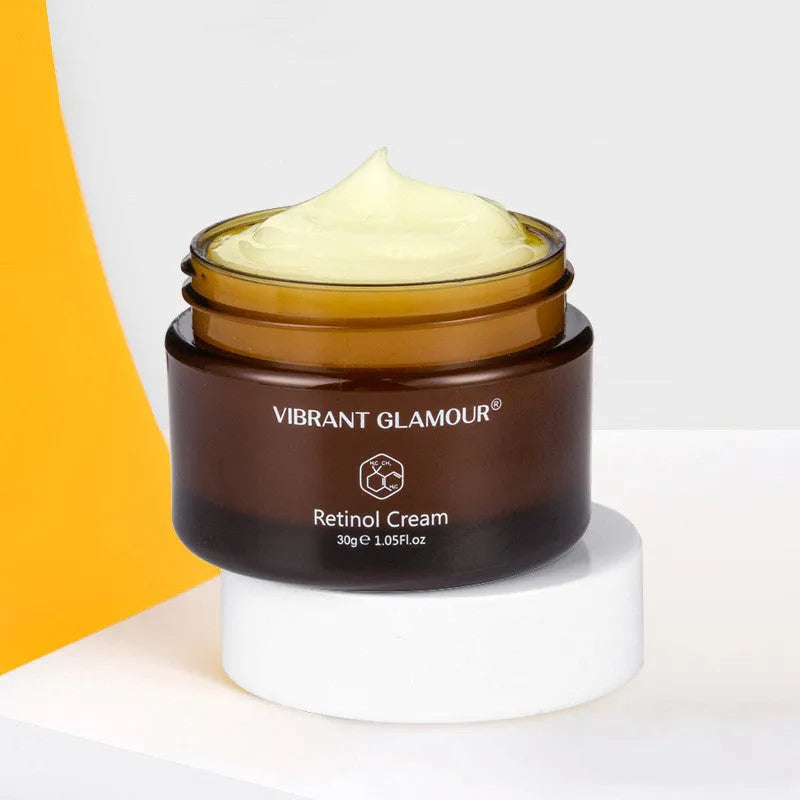 30ml facial serum bottle with Retinol for reducing dry lines and fine lines