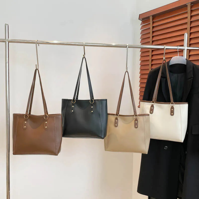 Korean style crossbody shoulder bag in horizontal square suitcase shape with sandwich pocket design