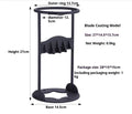 Manual wood splitting tool with high carbon steel head in cross style design on wall mount
