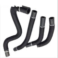 Black self-winding flame-retardant polyester sleeve for automotive wire protection, shown in a coil.