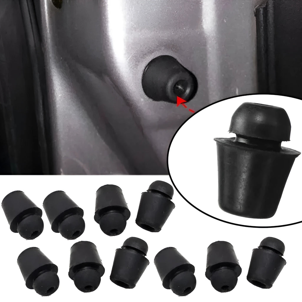 10 automobile rubber buffer clips for shock absorption in car boot buckle systems, X16 colour