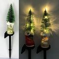 45cm Christmas solar outdoor yard lamp with IP55 rating, 50000 hour lifespan, and festive snowman or tree design