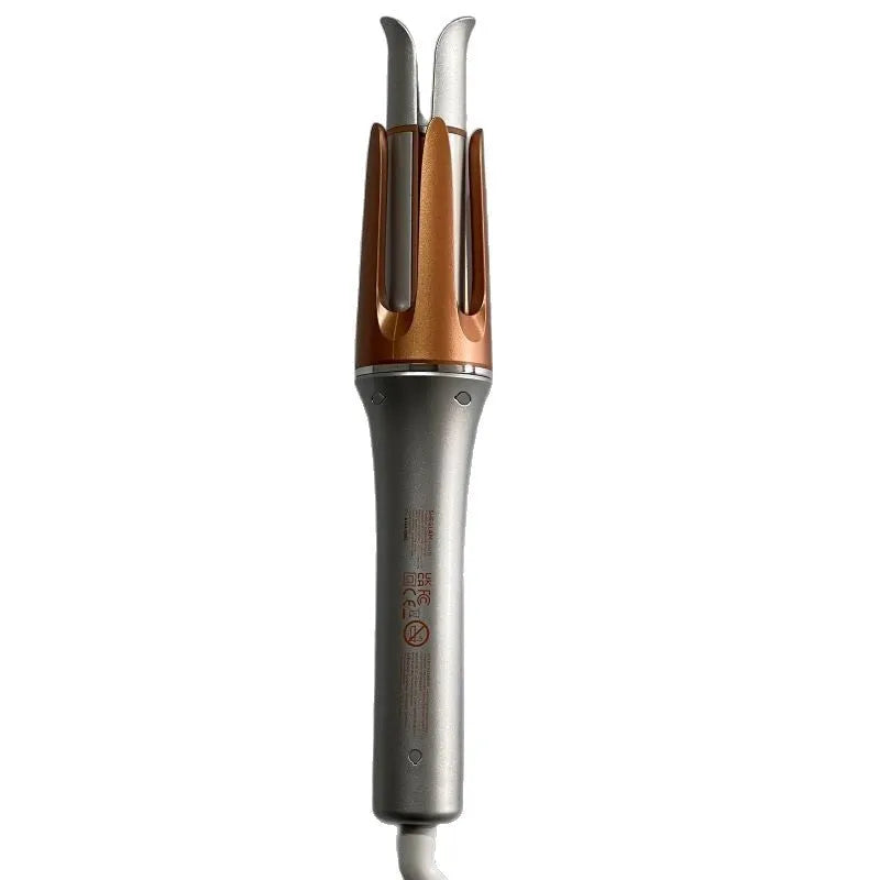 Full automatic hair curler with silver 25mm or 32mm barrel, wired AC, anion perm, 35W