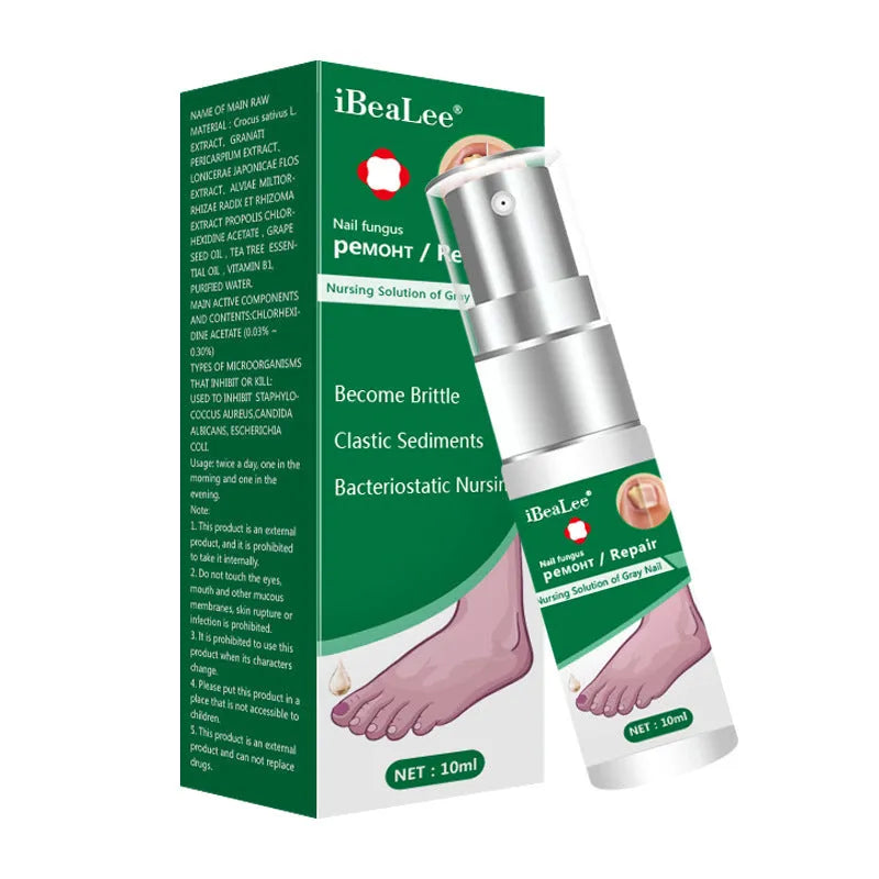 Jiagou whitening nail antibacterial liquid 10ml for foot care