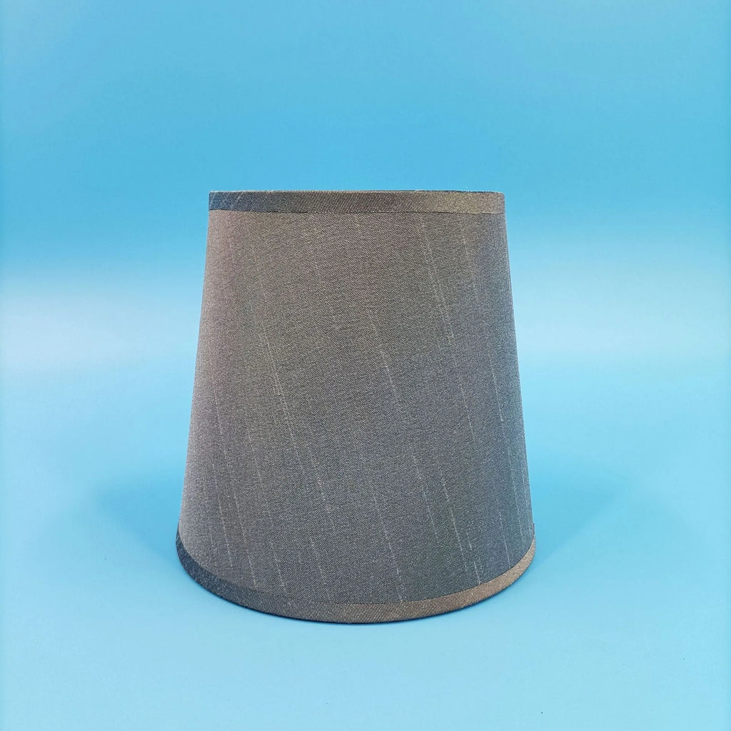 Mini size fabric lampshade with horizontal paste design in multiple colour options
