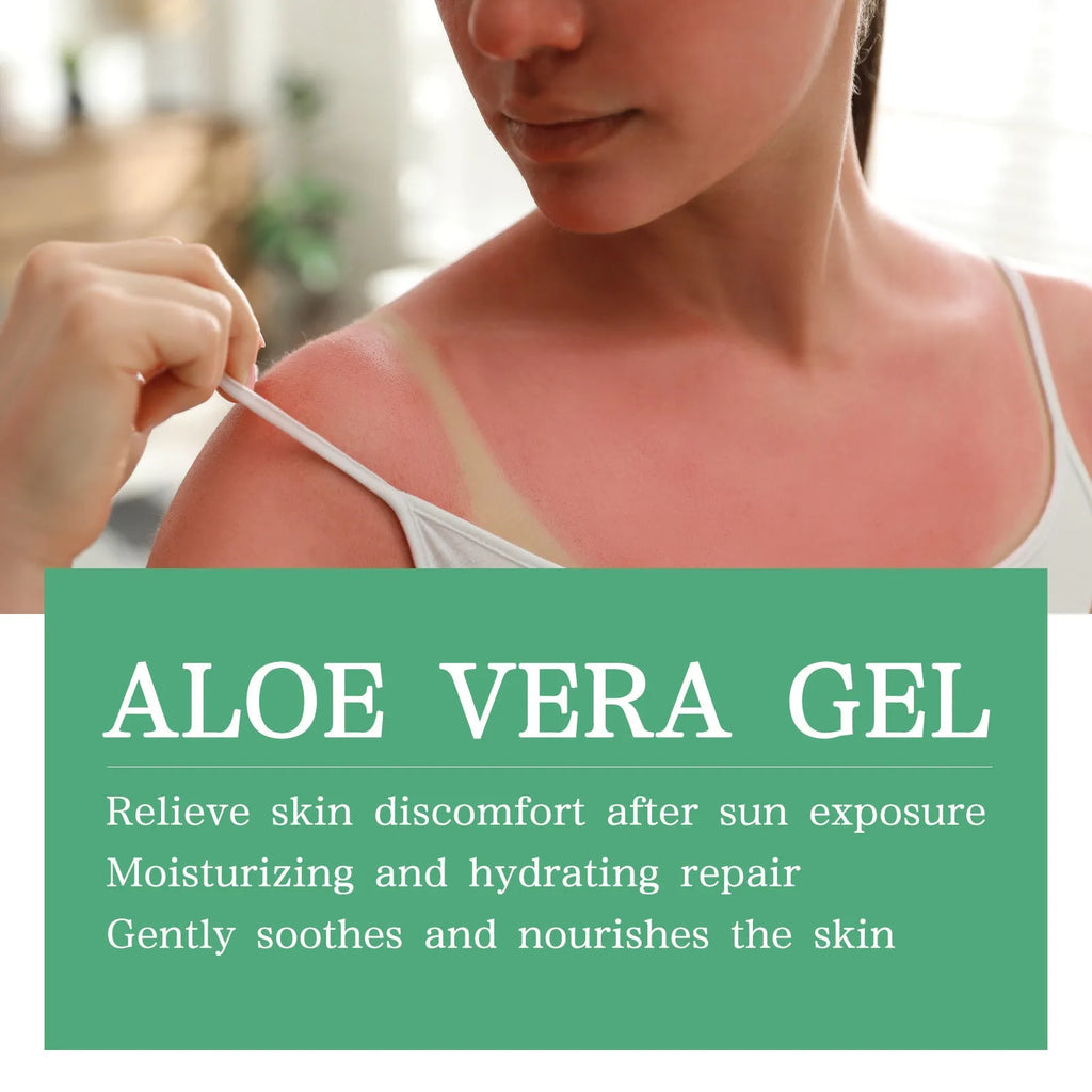 Tanning Cream and Aloe Vera Gel set in packaging for natural bronzing and after sun repair.