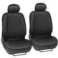 Car leather seat cover set with 9 pieces including front seat covers 118x56cm and rear cushion 135x56cm