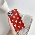 Love glossy TPU phone case in solid colour for Apple iPhone, back cover view