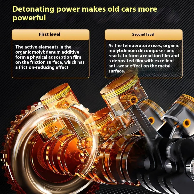 60ml engine oil anti-wear additive in white cover bottle