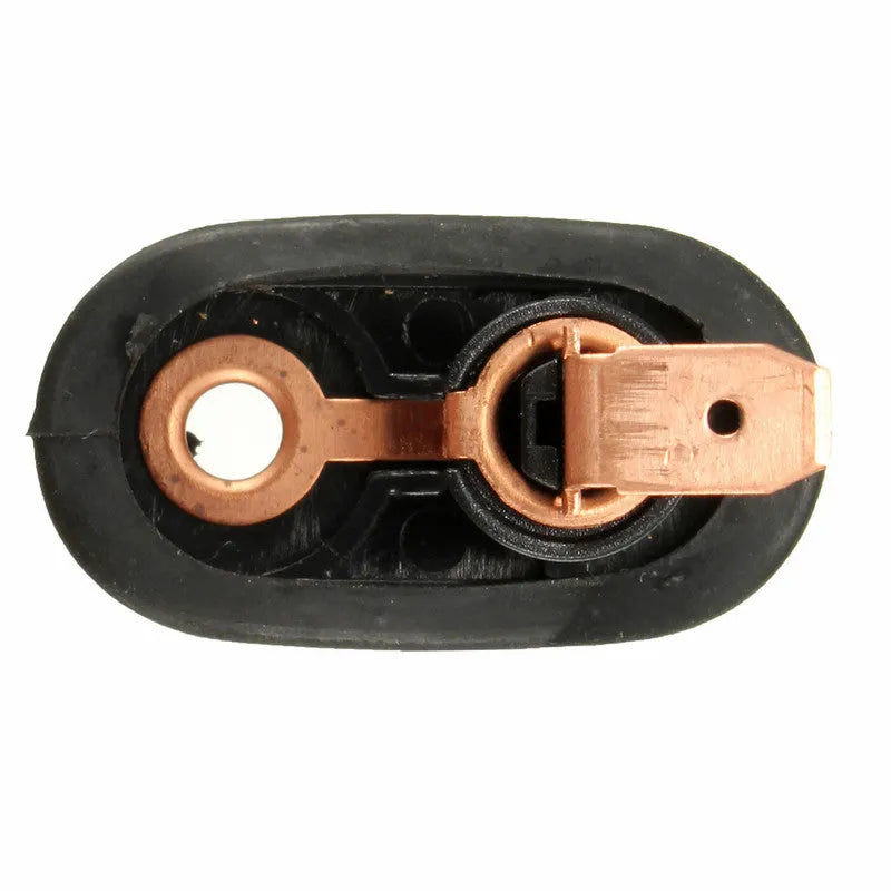 Universal black plastic and metal car interior door light switch replacement part