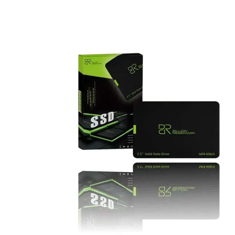 J11 2.5-inch SATA solid state drive in black plastic housing for desktop internal storage