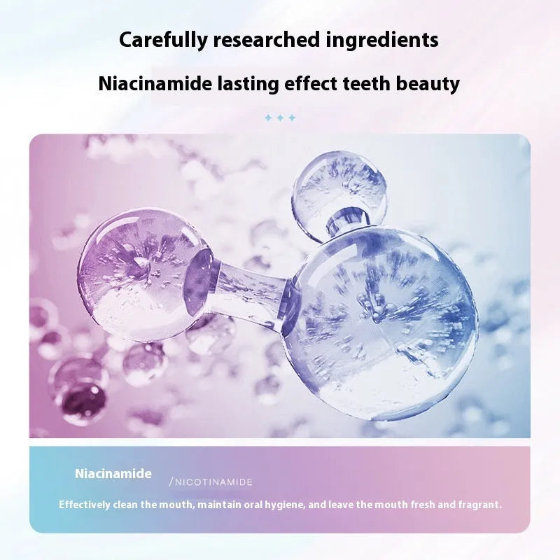 100g tube of Nicotinamide Dazzling White Toothpaste for adult cavity cleaning and whitening