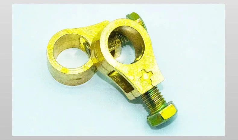 Pure copper car battery clamp with patented design for automotive electrical connections