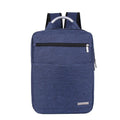 Multifunction business notebook computer bag in hemp yarn calendering fabric with shoulder straps, shown in one of four colours.