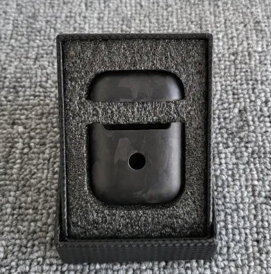 Carbon fiber protective case for second generation wireless Bluetooth headset with anti-fall shell