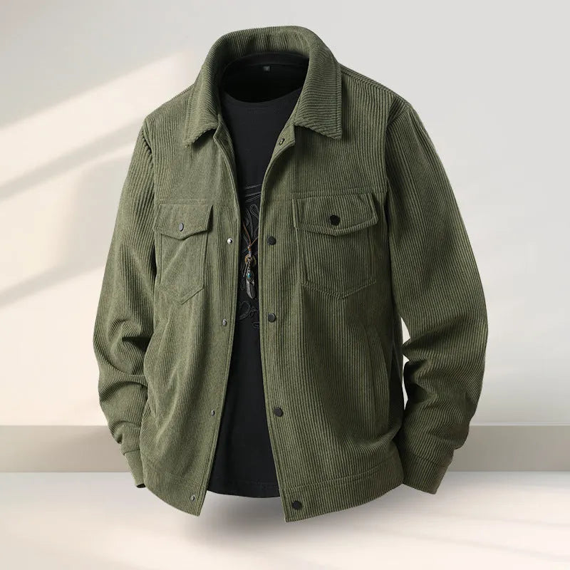 Men's slim fit polyvinyl alcohol fibre coat in black coffee green or white colours
