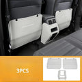 3-piece leather anti-kick pad set for 2023 Mitsubishi Outlander seat protection