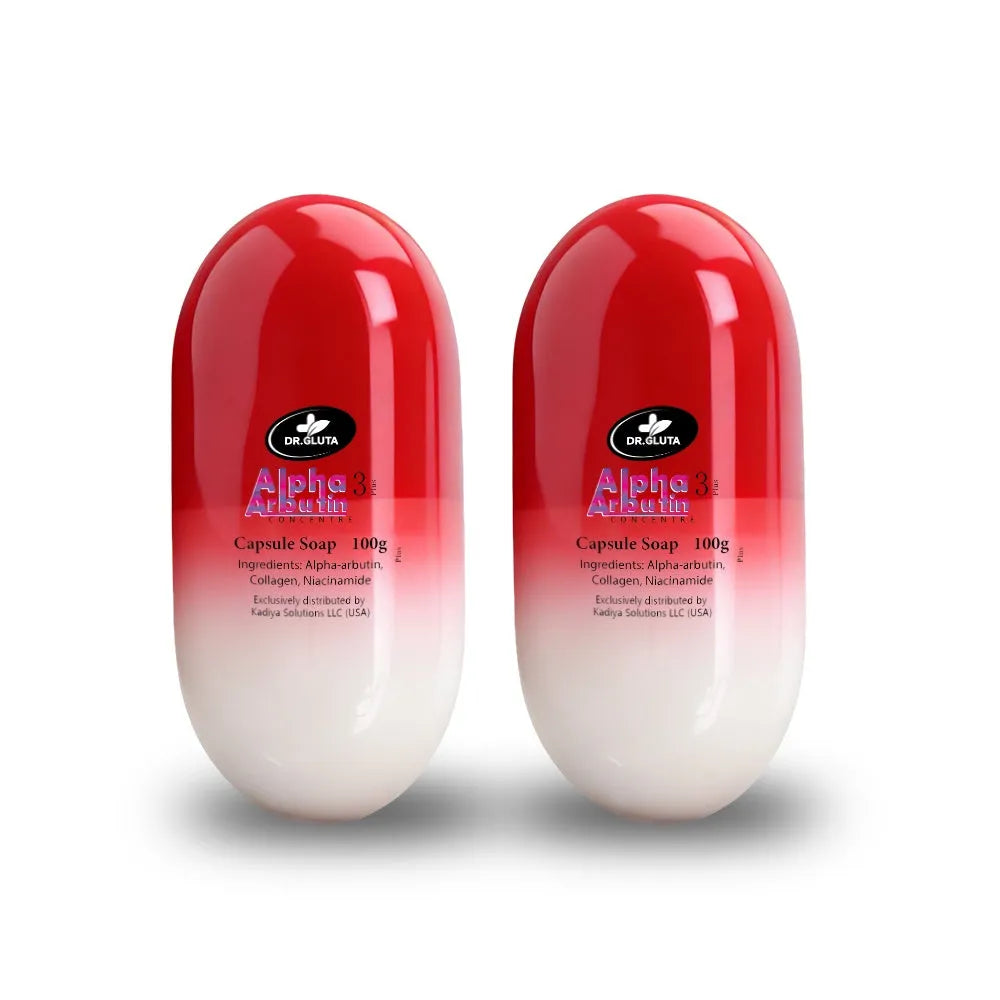 Alpha Arbutin 3 Plus capsule soap 100g bar for skin whitening and brightening