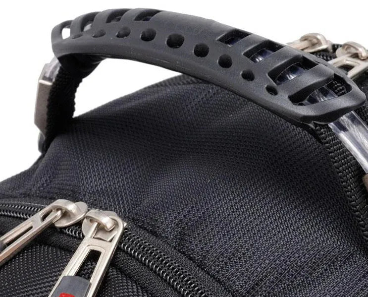 Black 38-litre business computer backpack with dedicated laptop compartment for 12-15 inch notebooks