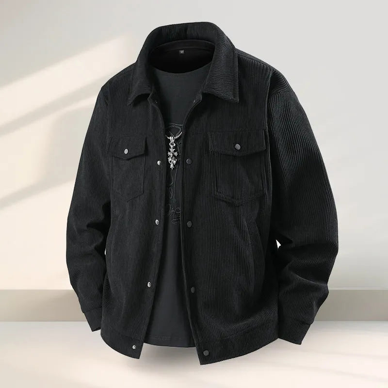 Men's slim fit polyvinyl alcohol fibre coat in black coffee green or white colours