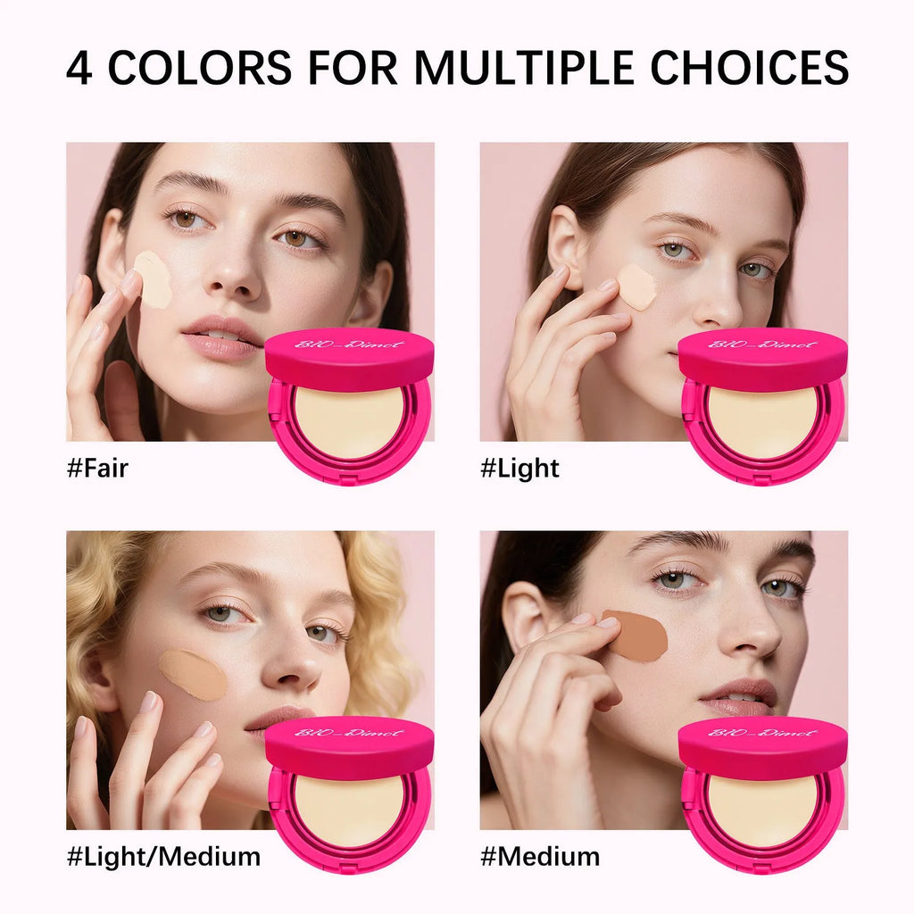 20g liquid foundation in ivory white, cocoa, natural, or deep flesh colour for nude makeup