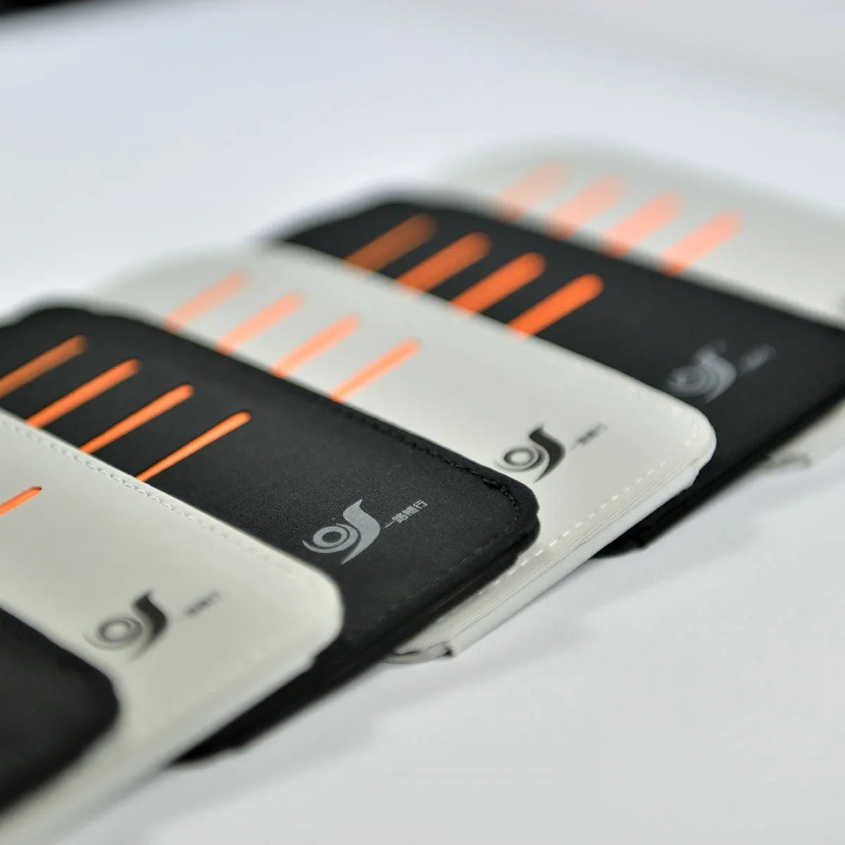 Car sun visor card holder storage bag in grey and black colours attached to vehicle interior