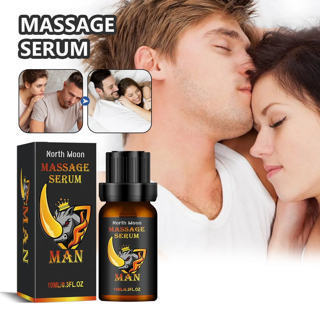 10ml men's essential oil bottle for body massage care with mineral oil, jojoba oil and vitamin E