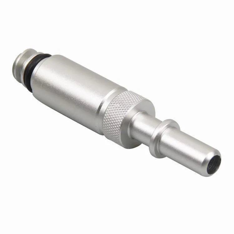 Silver metal VAS6262-9 transmission refueling joint for VW Audi vehicles.