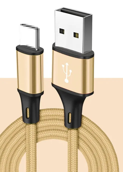 A 2-metre long USB data cable for mobile phones in a choice of colours.
