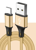 A 2-metre long USB data cable for mobile phones in a choice of colours.