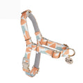 Polyester chest strap for outdoor dog walking with explosion-proof design in loquat tree colour