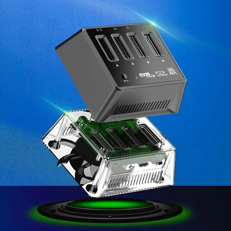 Aluminium M2 SSD base for laptops, colour K30174P2, showing 90mm width.