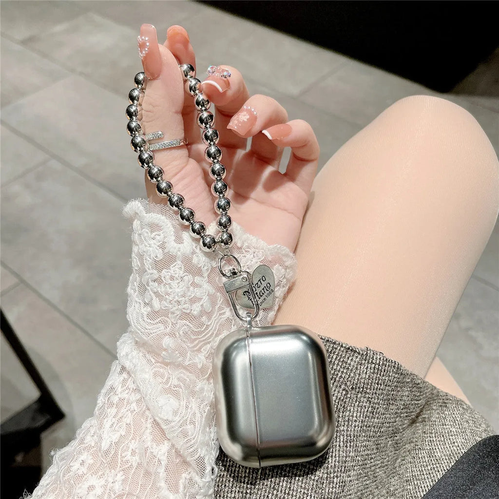 Matte plating electroplating protective case for Apple AirPods headphones