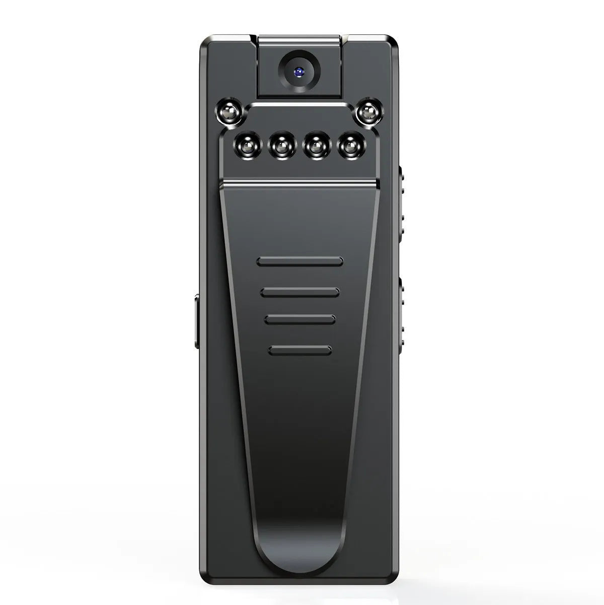 Black 1080p HD DV home camera with 90-degree rotation for driving and sports recording