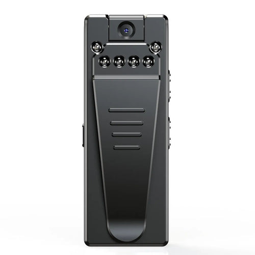 Black 1080p HD DV home camera with 90-degree rotation for driving and sports recording