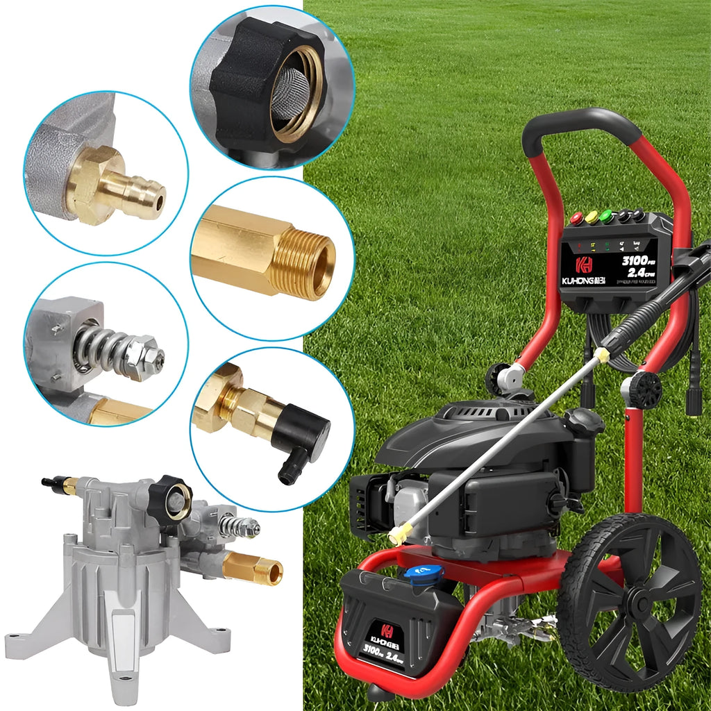 P170 swash plate aluminium pump with perpendicular shaft for high-pressure cleaning equipment
