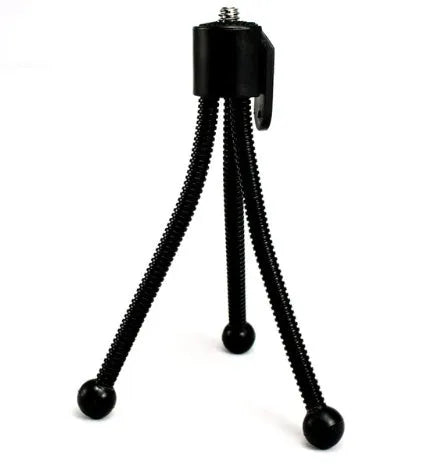 Small iron frame mini desktop tripod folded to 110mm with ball head mount for cameras