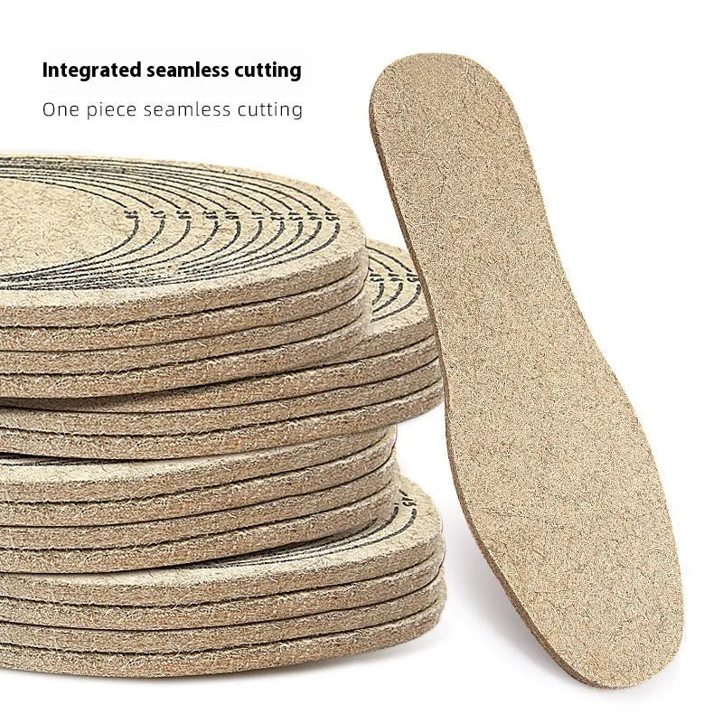 6.5mm wool carpet insole, chemical fibre, unisex adult, tailorable multi-code segment, one pair