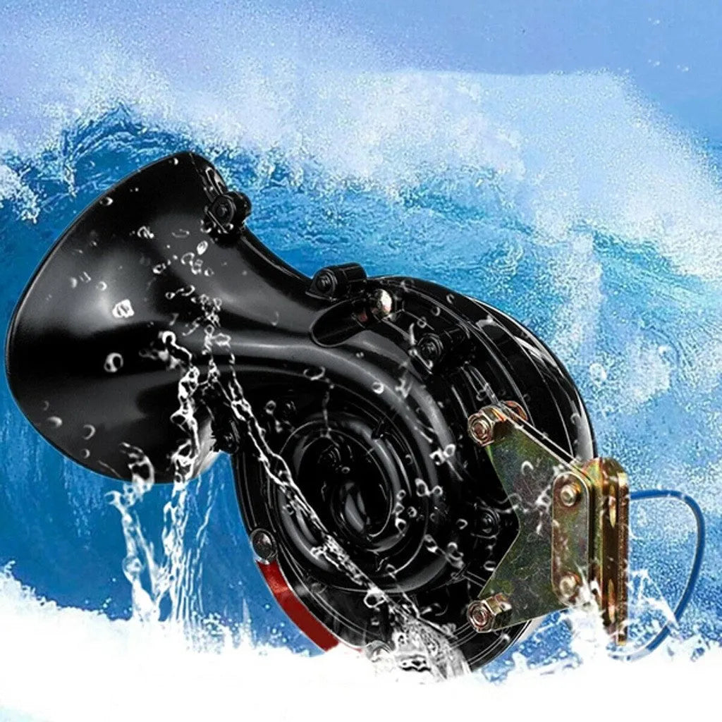 12V red snail horn with copper voice coil and plastic diaphragm for motorcycle
