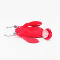 Plush electric automatic cat toy with intelligent start-stop, 24x19x6cm, in Shrimp or Lobster design