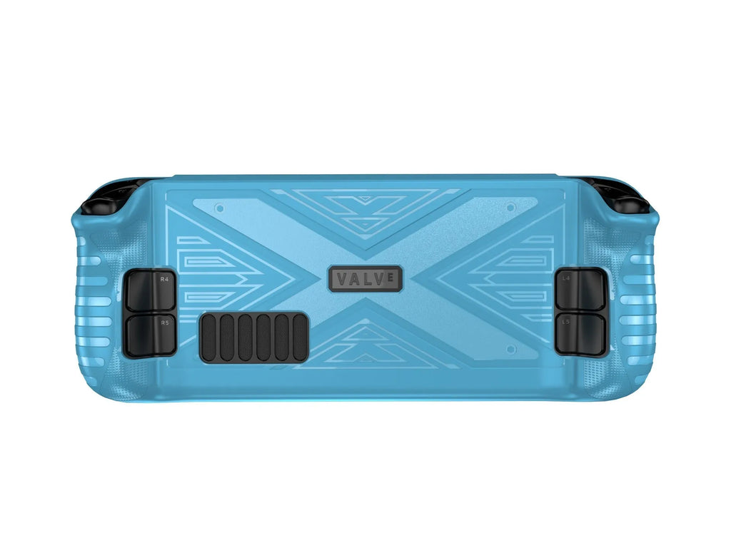 Steam Deck silicone protective cover in red, blue and black colour options