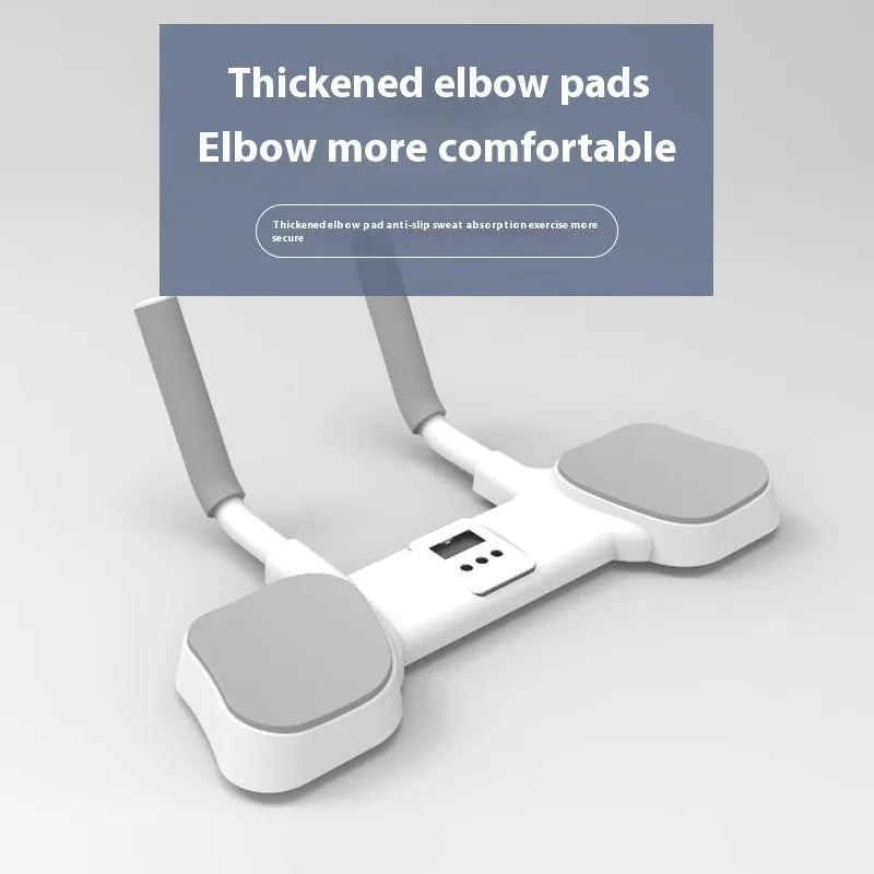White aluminium frame flat support trainer for household exercise with ABS plastic components