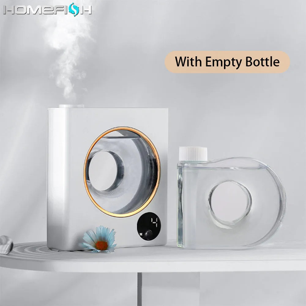 Small white automatic aromatherapy machine with wall-mounted design for essential oil diffusion